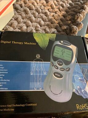New Digital Therapy Machine Pain Relief Device - Gray never used